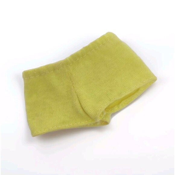Vintage Barbie 1985 Skipper So Active Fashions #2235 Yellow Shorts Bottoms Only - Picture 1 of 4
